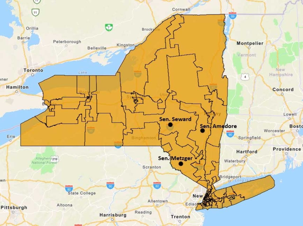 New York Lawmakers Prep To Change District Lines